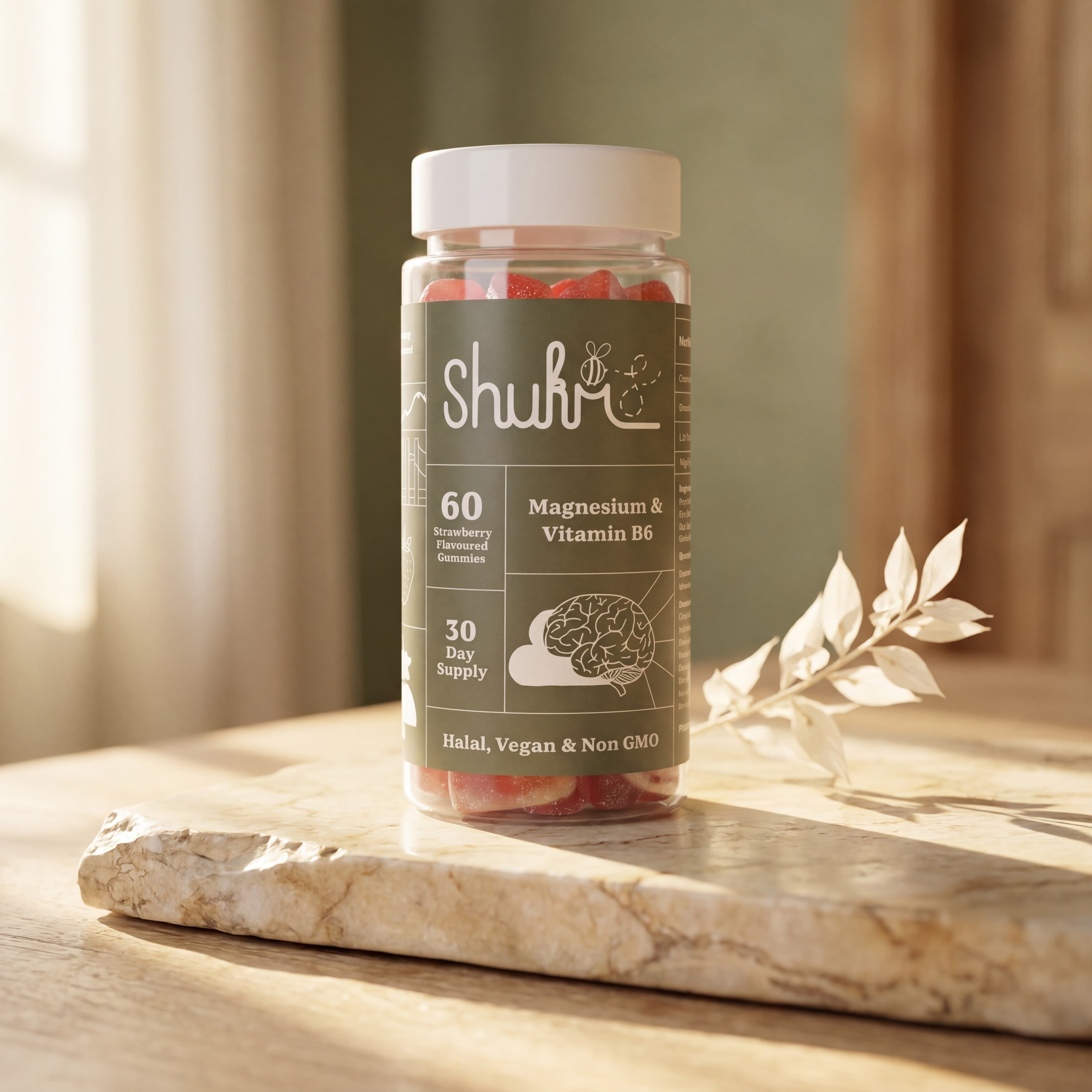 SHUKR Magnesium & Vitamin B6 Gummies