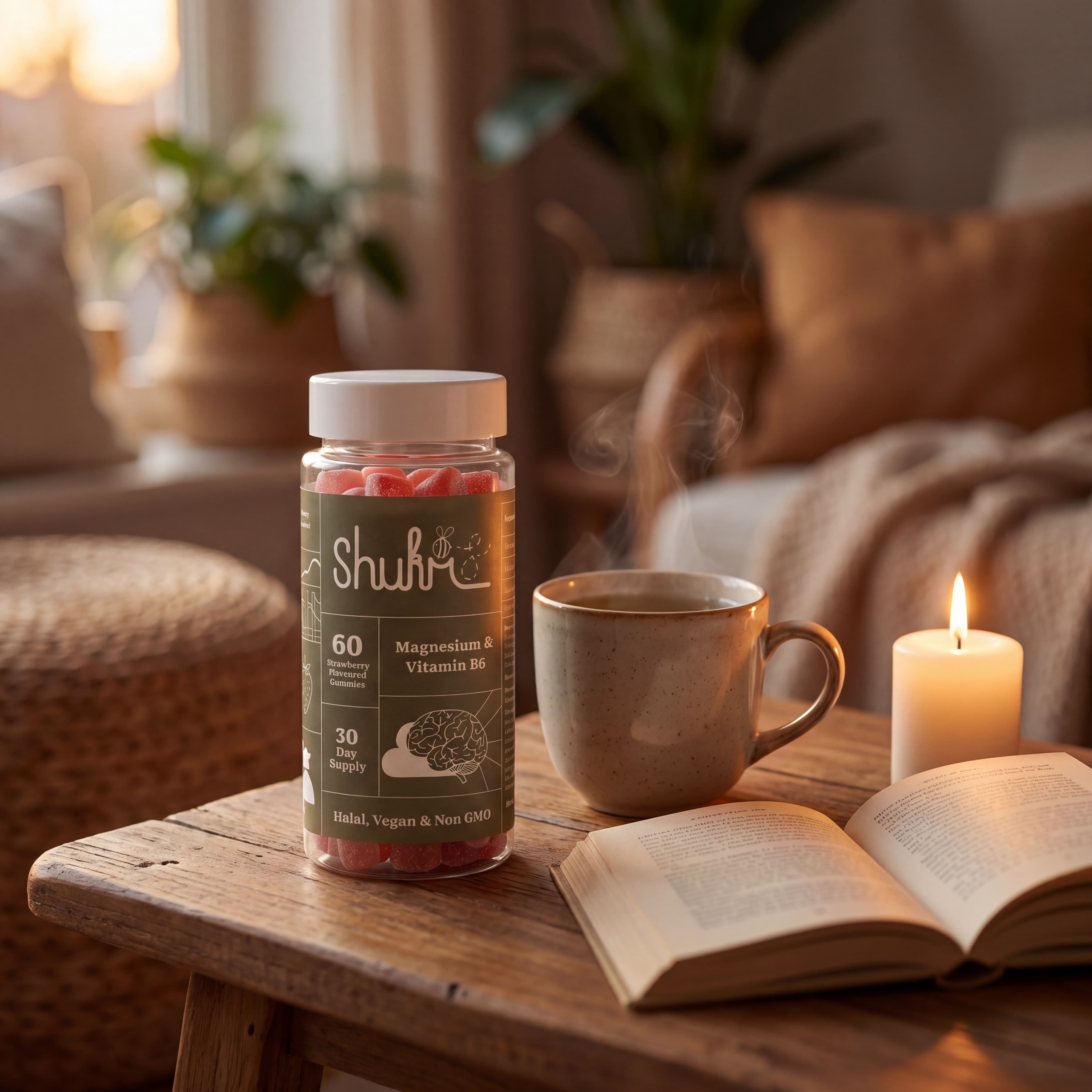 SHUKR Magnesium & Vitamin B6 Gummies